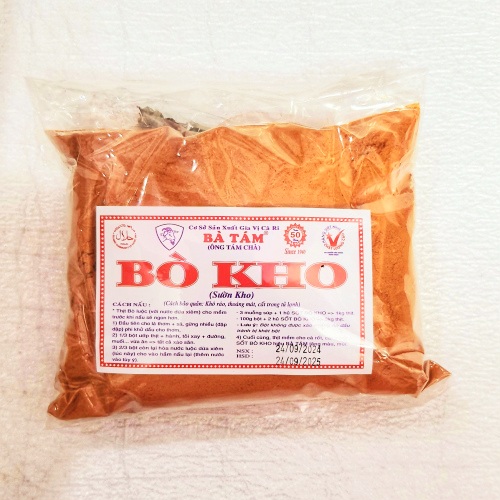 Bột thơm Bột Gia Vị Nấu Bò Kho ( Sườn kho ) Bà Tám ( Ông Tám Chà ) gói 500g